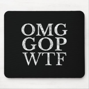 Tapis De Souris Le T-shirt Républicain Gop Wtf Anti Trump