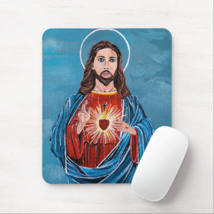 Tapis De Souris Le tableau du Sacré-Cœur par Alfred Fox