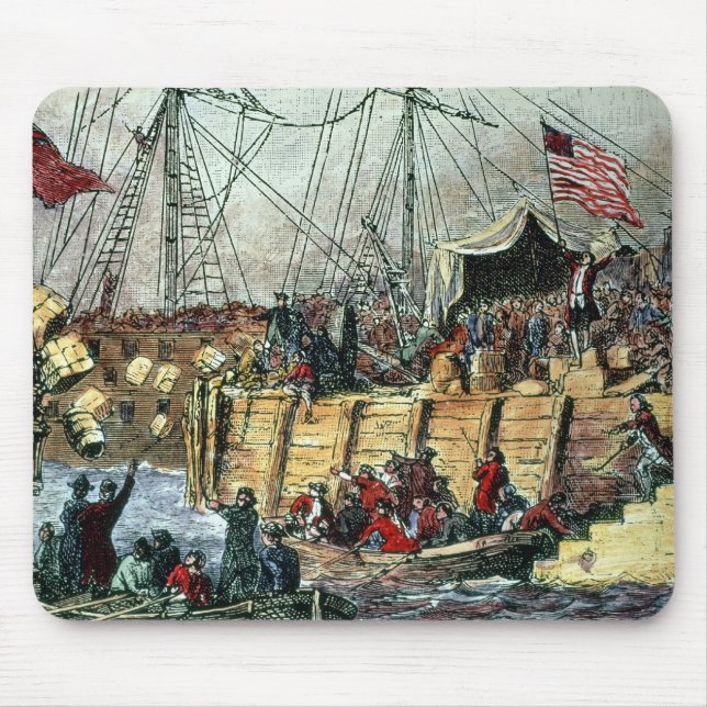 Tapis De Souris Le thé de Boston, le 16 décembre 1773 (Devant)