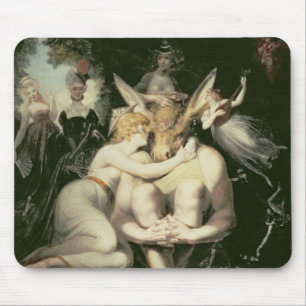 Tapis De Souris Le Titania se réveille, entouré par le préposé