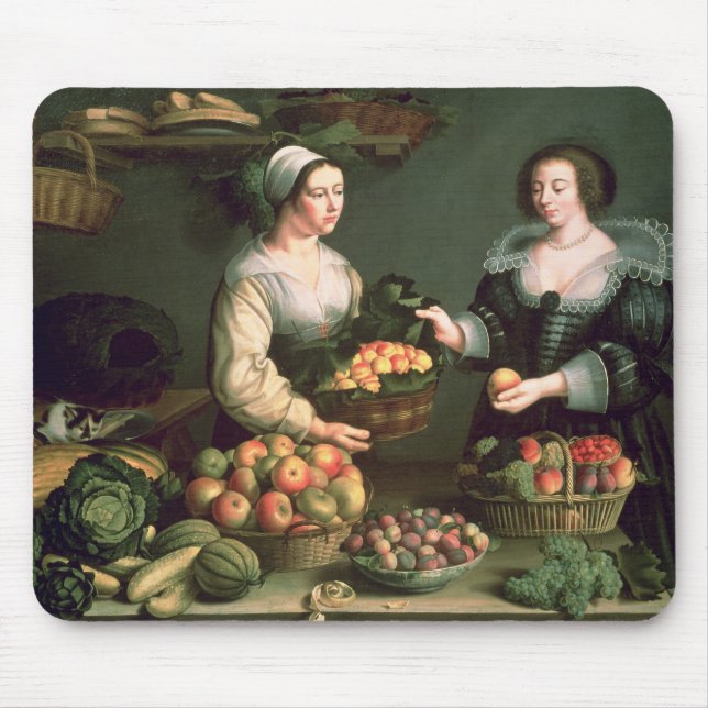 Tapis De Souris Le vendeur de fruits et légumes (Devant)