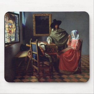 Tapis De Souris Le verre de vin, janv. Vermeer