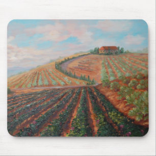 Tapis De Souris Le vignoble toscan d'Allen
