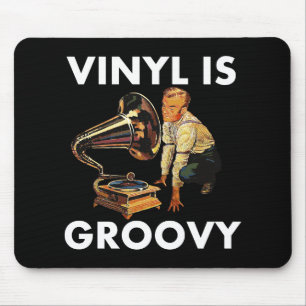 Tapis De Souris Le vinyle est un humour de collectionneur de disqu