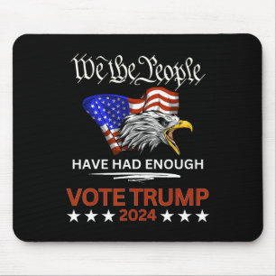 Tapis De Souris Le Vote Républicain Trump 2024 Nous, Le Peuple, Av