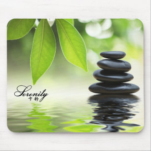 Tapis De Souris Le zen de "sérénité" bascule Mousepad