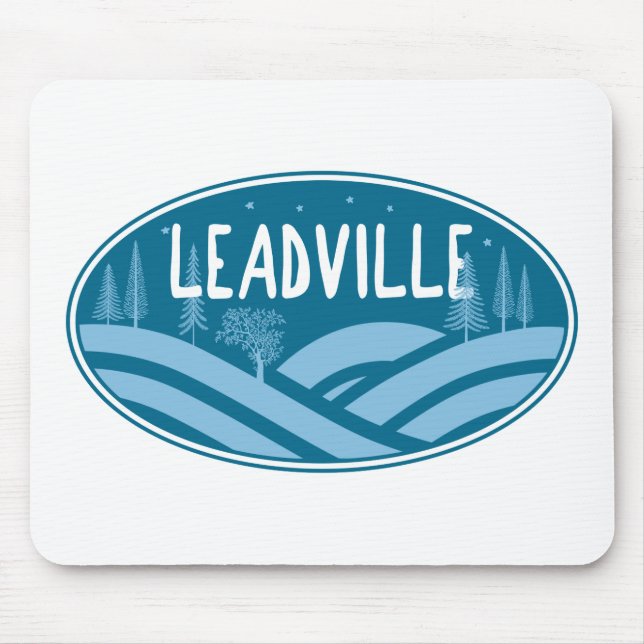 Tapis De Souris Leadville Colorado Extérieur (Devant)