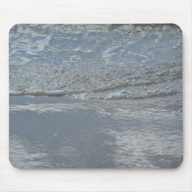 Tapis De Souris L'eau sur la plage Photographie Abstraite (Devant)
