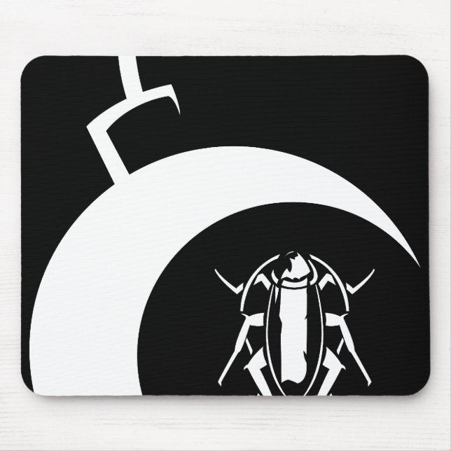 Tapis De Souris L'EC (bombe blanche) se ferment vers le haut de (Devant)