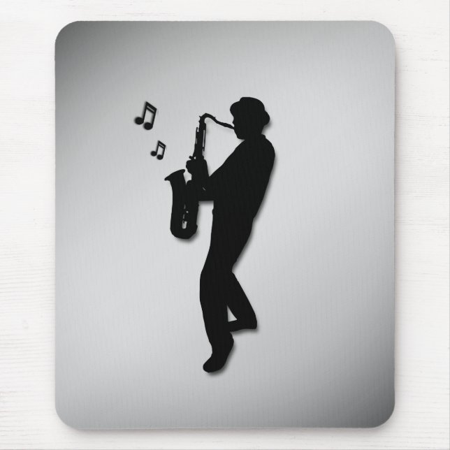 Tapis De Souris Lecteur saxophone (Devant)