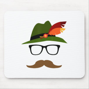 Tapis De Souris Lederhosen Allemand Visage Gles Halloween Costume