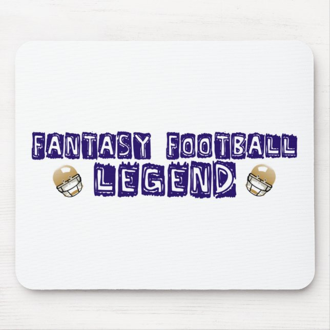 Tapis De Souris Légende du football Imaginaire (Devant)