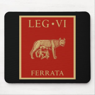 Tapis De Souris Legio VI Ferrata : Vexillum de l'ancienne Légion R