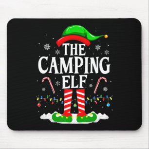 Tapis De Souris L'elfe de camping Xmas drôle d'ensemble de groupe