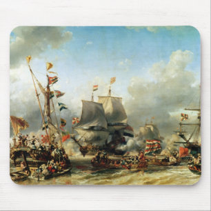 Tapis De Souris L'embarquement de Ruyter et de William de Witt
