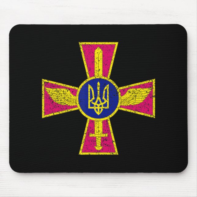 TAPIS DE SOURIS L'EMBLÉMATIQUE DE LA FORCE AÉRIENNE UKRAINIENNE FO (Devant)