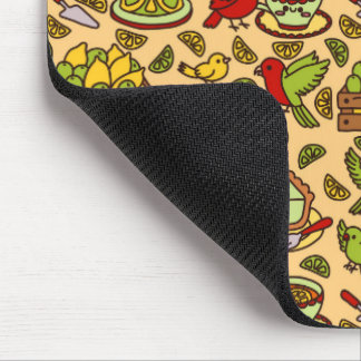 Tapis De Souris Lemon & Lime Twitter patter mouse pad