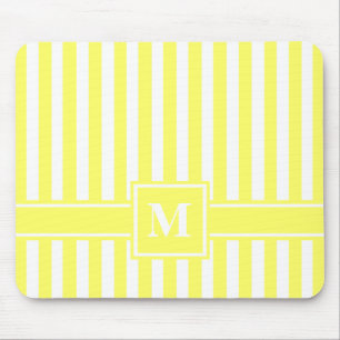 Tapis De Souris Lémonade Grille moderne avec Monogramme