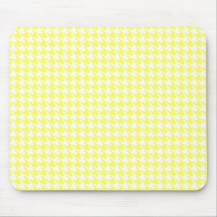 Tapis De Souris Lemonade Modern Houndstooth à Emporiomoffa