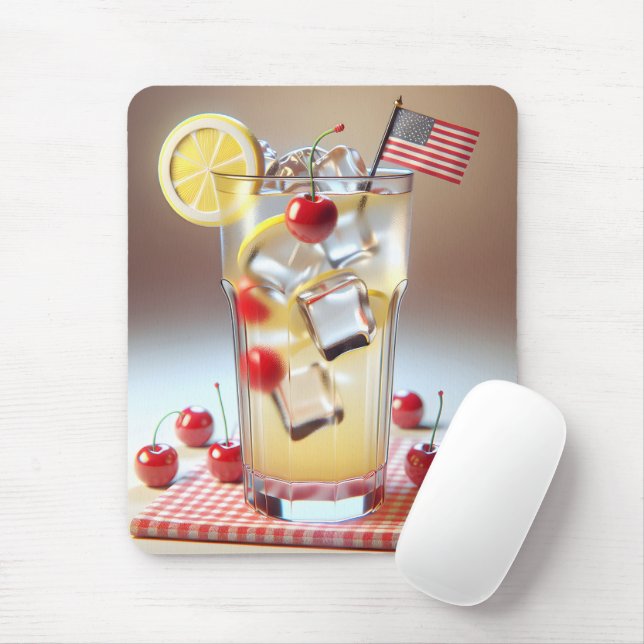 Tapis De Souris Lemonade Patriotique Américaine (Avec souris)