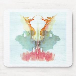 Tapis De Souris L'encre d'essai de Rorschach éponge l'humain du