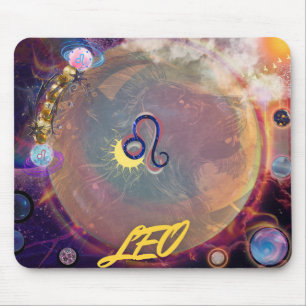 Tapis De Souris Leo le Lion Horoscope mousepad