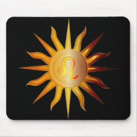 Léo Soleil Signe du Feu Mois de Naissance Noir Rou