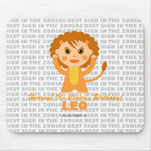 Tapis De Souris Leo Zodiac pour enfants