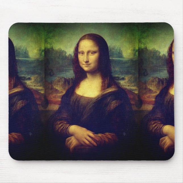 TAPIS DE SOURIS LEONARDO DA VINCI "LA MONA LISA" SOURIS (Devant)