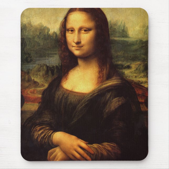 Tapis De Souris LEONARDO DA VINCI - Mona Lisa, La Gioconda 1503 (Devant)
