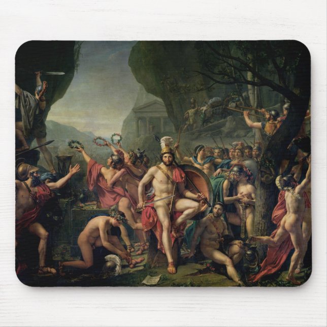 Tapis De Souris Leonidas chez Thermopylae, 480 AVANT JÉSUS CHRIST, (Devant)
