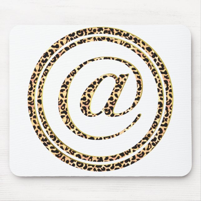 Tapis De Souris Leopard @ (Devant)