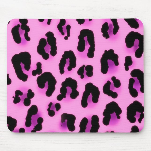 Tapis De Souris Léopard de roses indien (Devant)