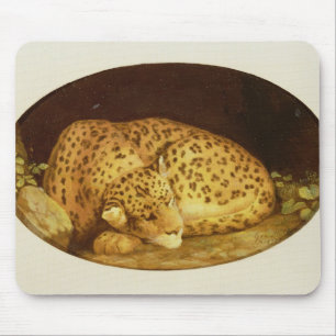 Tapis De Souris Léopard de sommeil de George Stubbs  , 1777 (éma