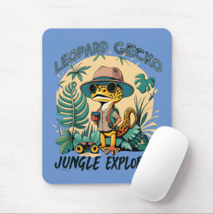 Tapis De Souris Leopard Gecko Jungle Explorer : Aventure sauvage