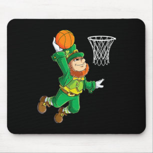 Tapis De Souris Leprechaun Bysketbyll Dunk Jour de la Saint Patric