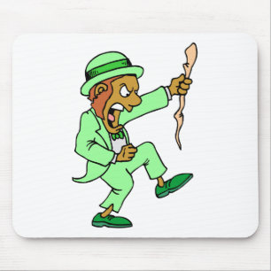 Tapis De Souris Leprechaun en colère