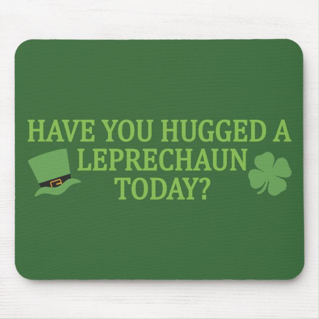 Tapis De Souris Leprechaun Hug mousepad (Devant)