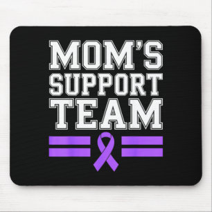 Tapis De Souris L'équipe de soutien de maman, famille sensibilisée