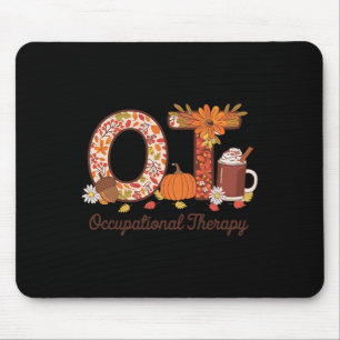 Tapis De Souris L'ergothérapie Chute Thanksgiving Occupation