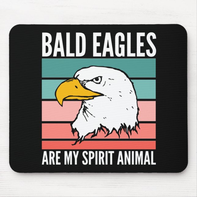 Tapis De Souris Les Aigles Baltes Sont Mon Esprit Animal (Devant)