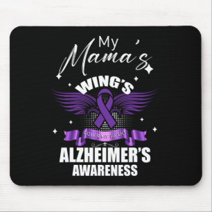 Tapis De Souris Les ailes de ma maman recouvrent mon cœur ange cie