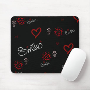 Tapis De Souris Les battements de coeur et le bonheur