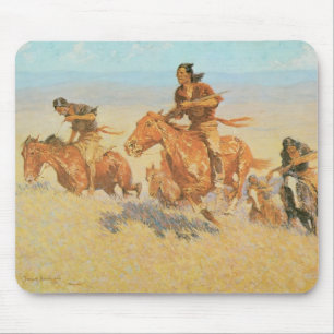 Tapis De Souris Les Buffalo Runners, Big Horn Basin par Remington