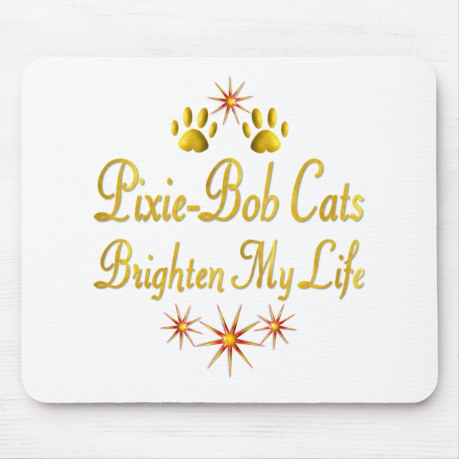 Tapis De Souris Les chats de Lutin-Bob éclairent ma vie (Devant)
