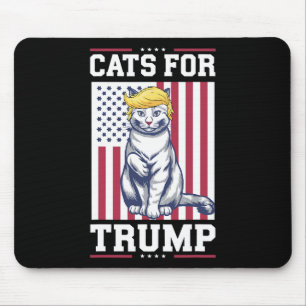 Tapis De Souris Les Chats Pour Trump 2024 Vote Président Donald Tr