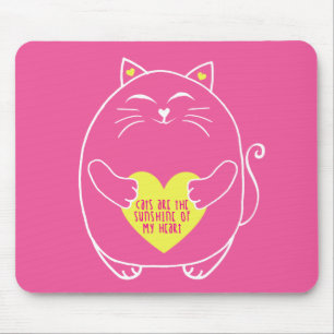 Tapis De Souris Les chats sont le soleil de My Heart Mouse Pad