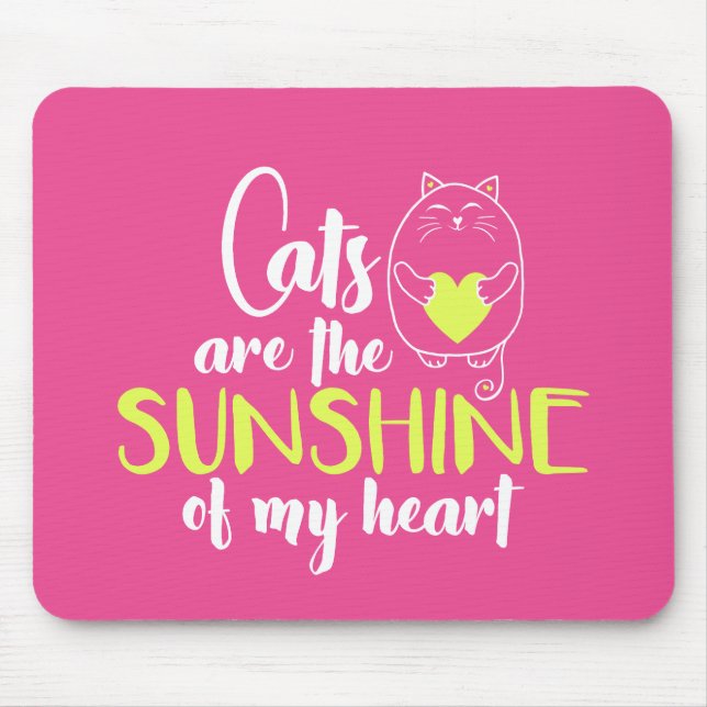 Tapis De Souris Les chats sont le soleil de My Heart Mouse Pad (Devant)