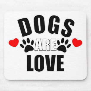 Tapis De Souris Les chiens sont amoureux