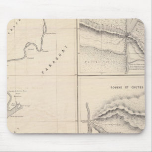 Tapis De Souris Les chutes Rio Paraguay, Rio Parana à Iguazu